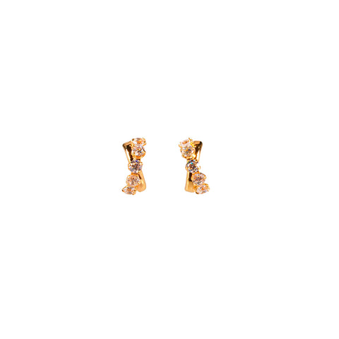 K10 キュービックジルコニア(CZ) ピアス