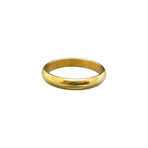 K18 甲丸(3.3mm) リング