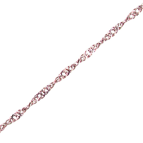 K18WG 地金チェーン