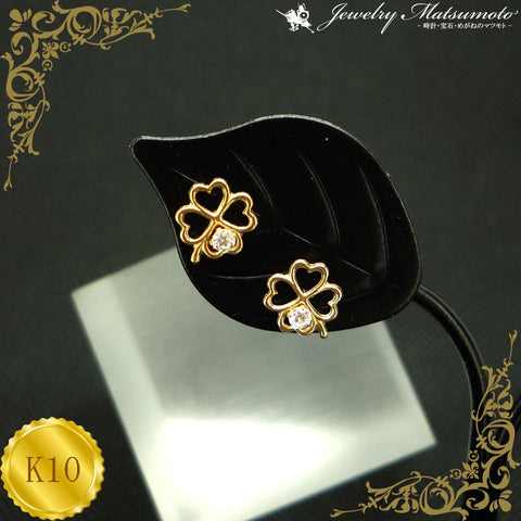 K10 キュービックジルコニア(CZ) ピアス