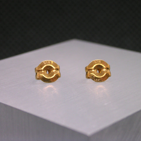 K18 こはく(アンバー・琥珀) ピアス