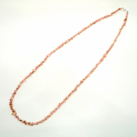 ロードクロサイト(インカローズ) ロングネックレス