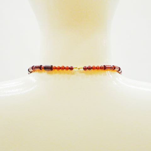 琥珀(こはく・アンバー) ロングネックレス