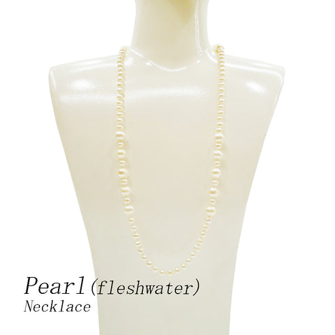 淡水パール ロングネックレス