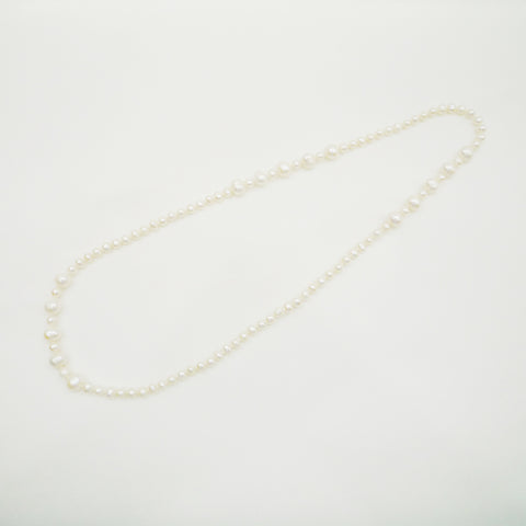 淡水パール ロングネックレス