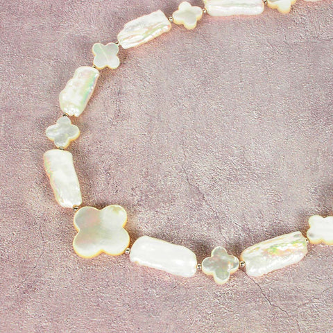 淡水パール・シェル ネックレス