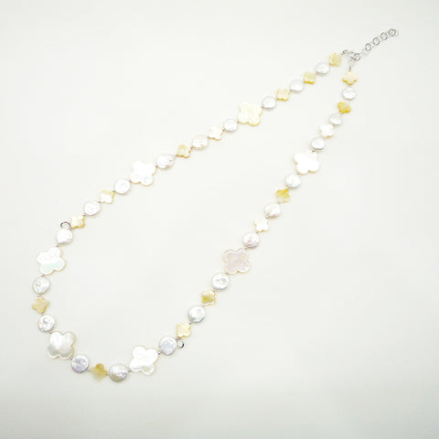 淡水パール・シェル 2wayネックレス