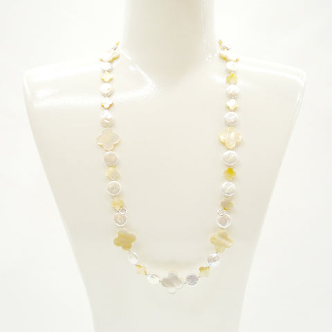 淡水パール・シェル 2wayネックレス