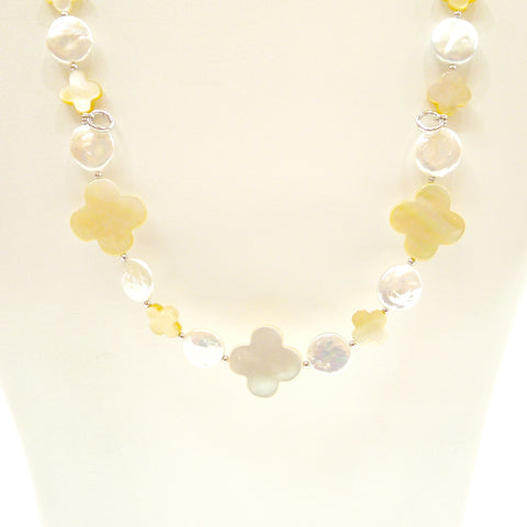 淡水パール・シェル 2wayネックレス