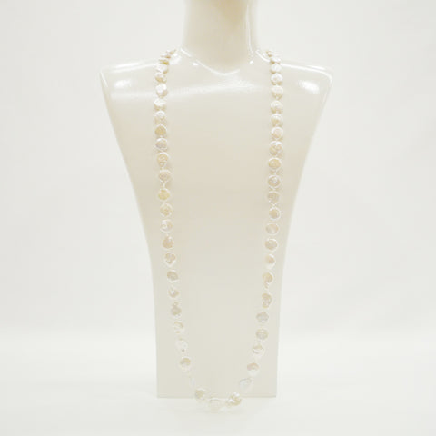 淡水パール ロングネックレス