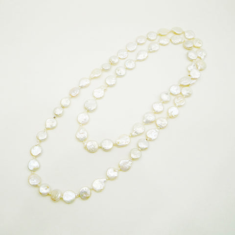 淡水パール ロングネックレス