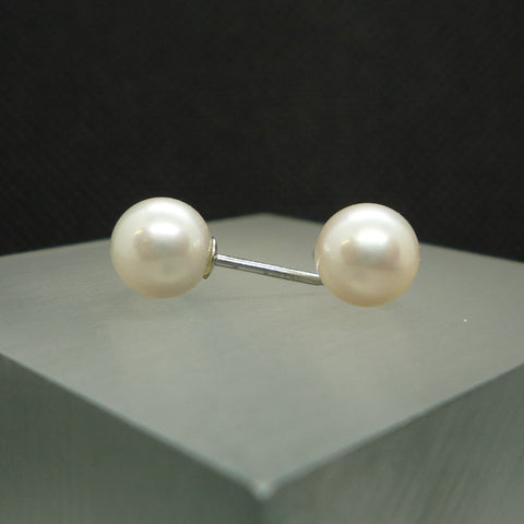 K14WG パール(真珠/6.5mm) ピアス 《6月誕生石》