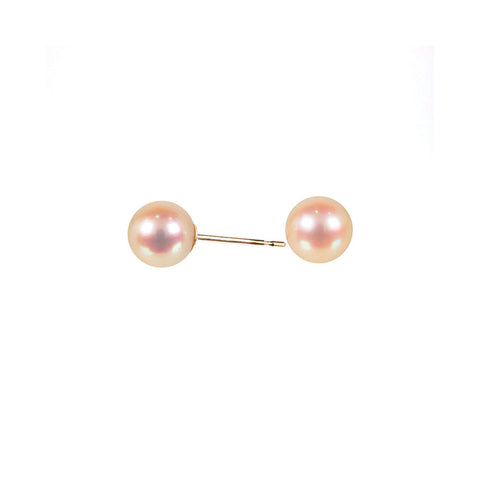K14WG パール(真珠/6.5mm) ピアス 《6月誕生石》