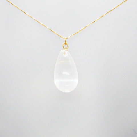 K10 クォーツ(水晶) ネックレス