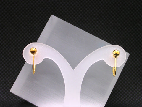K18 丸玉(3.0mm) イヤリング