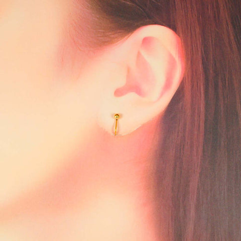 K18 丸玉(3.0mm) イヤリング
