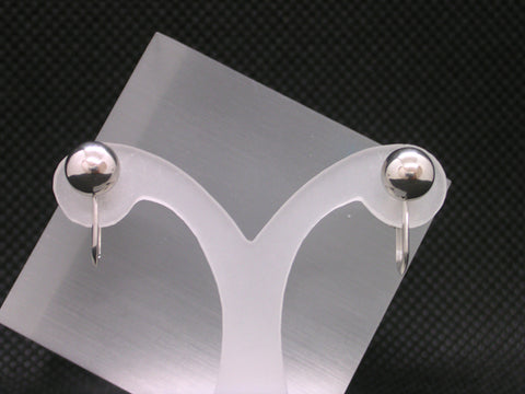 Pt900 丸玉(6.0mm) イヤリング