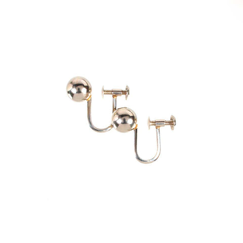 Pt900 丸玉(6.0mm) イヤリング