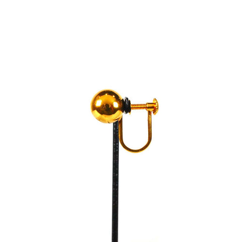 K18 丸玉(7.0mm) イヤリング