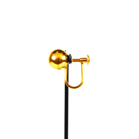 K18 丸玉(7.0mm) イヤリング