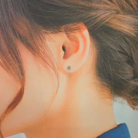 K14WG 丸玉(3.5mm) ピアス