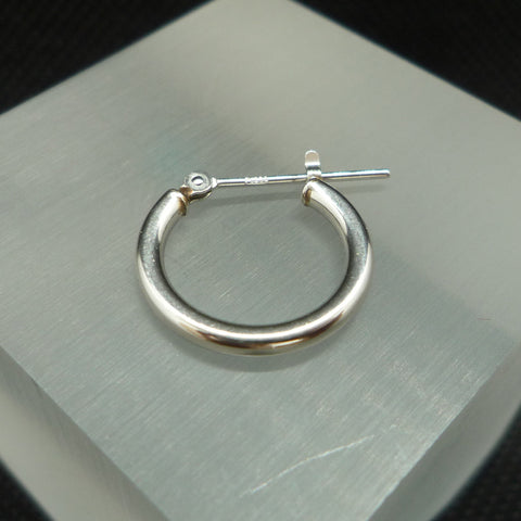 Pt900 フープピアス 直径15.0mm