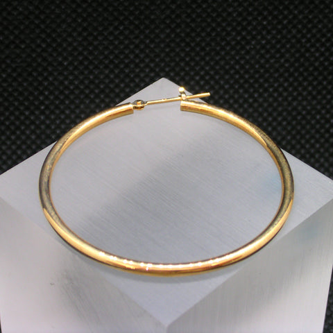 K18 フープピアス 直径40.0mm