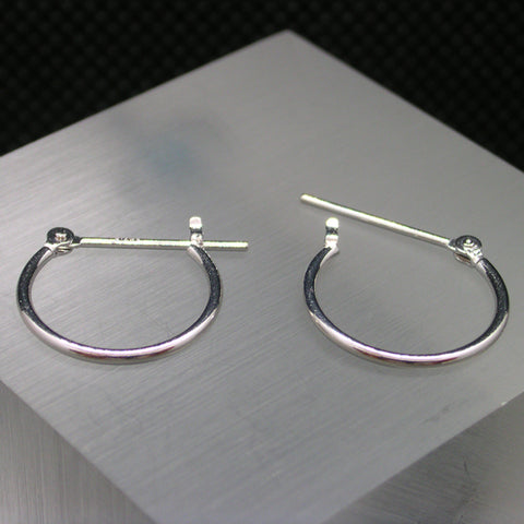 K14WG フープピアス 直径13.0mm