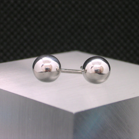 Pt850 丸玉(6.0mm) ピアス