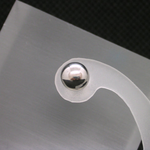 Pt850 丸玉(6.0mm) ピアス