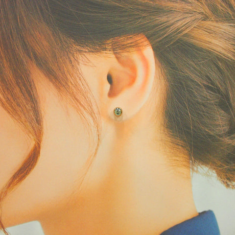Pt850 丸玉(6.0mm) ピアス