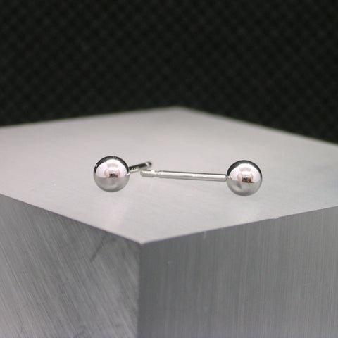 K14WG 丸玉(3.0mm) ピアス