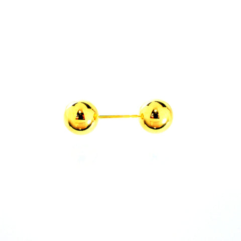 K18 丸玉(6.0mm) ピアス
