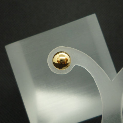 K18 丸玉(6.0mm) ピアス
