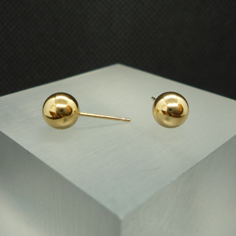 K18 丸玉(6.0mm) ピアス