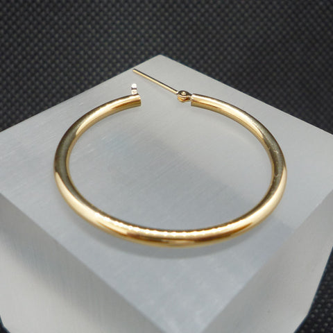 K18 フープピアス 直径30.0mm