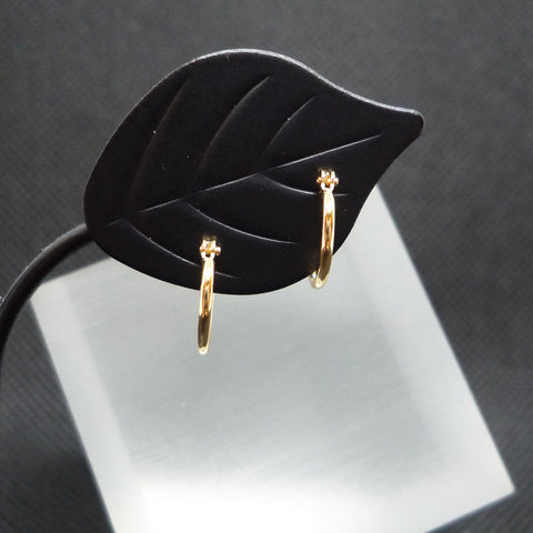 K18 フープピアス 直径10.0mm