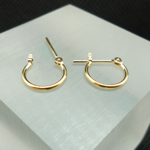 K18 フープピアス 直径10.0mm