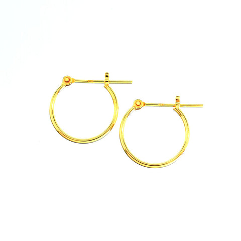 K18 フープピアス 直径13.0mm