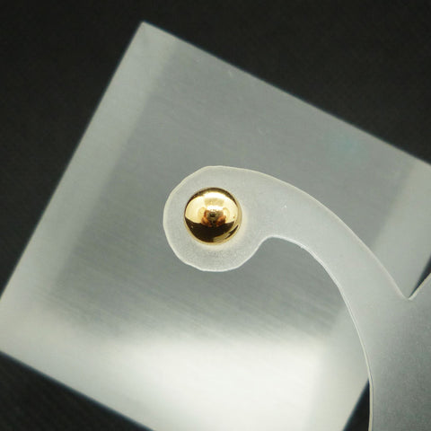 K18 丸玉(5.0mm) ピアス