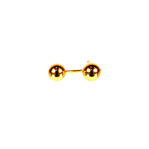 K18 丸玉(3.5mm) ピアス