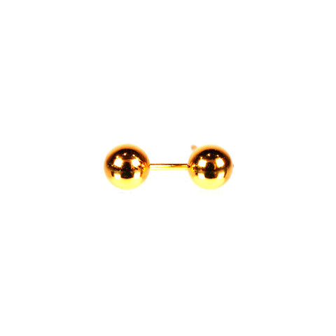 K18 丸玉(4.0mm) ピアス