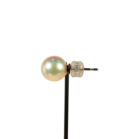 K18WG パール(真珠/8.0mm) ピアス 《6月誕生石》