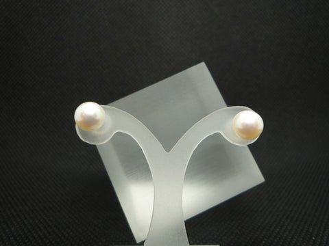 K14WG パール(真珠/6.5mm) ピアス 《6月誕生石》