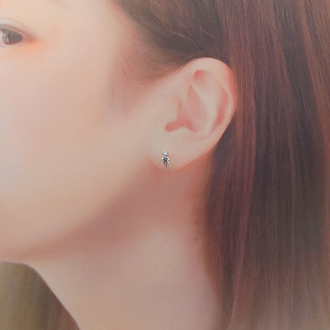 K10PG　キュービックジルコニア(CZ)　ピアス