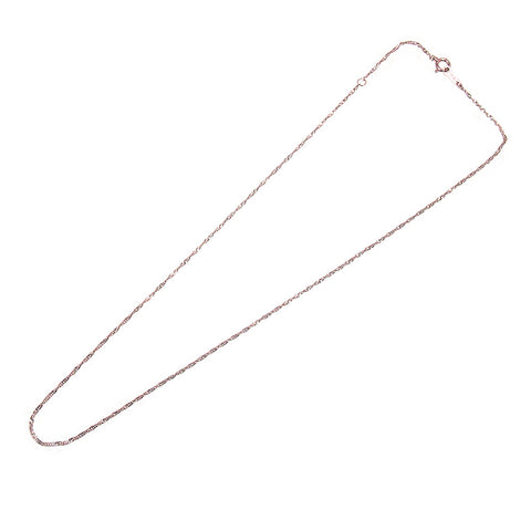 K18WG　地金チェーン