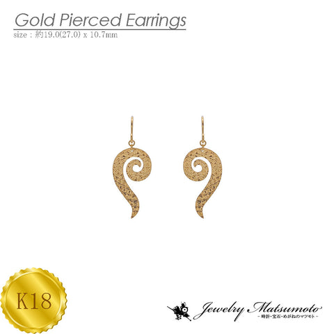 K18　フックピアス