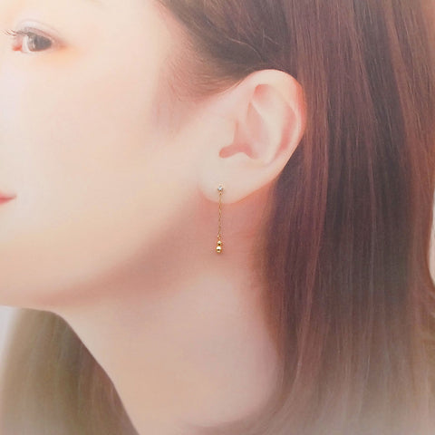 K10　キュービックジルコニア（CZ）　ピアス