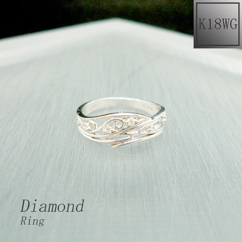 K18WG ダイアモンド ピンキーリング – jewelry-matsumoto